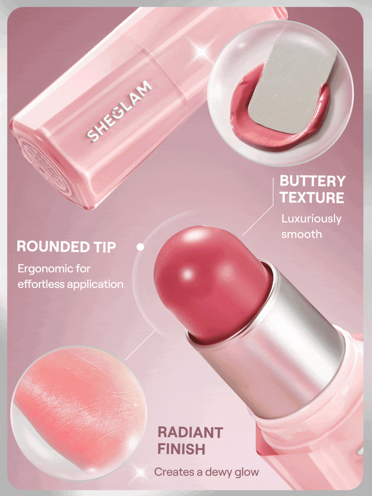 رژگونه کره ای شیگلم SHEGLAM Buttery Bliss Blush Stick