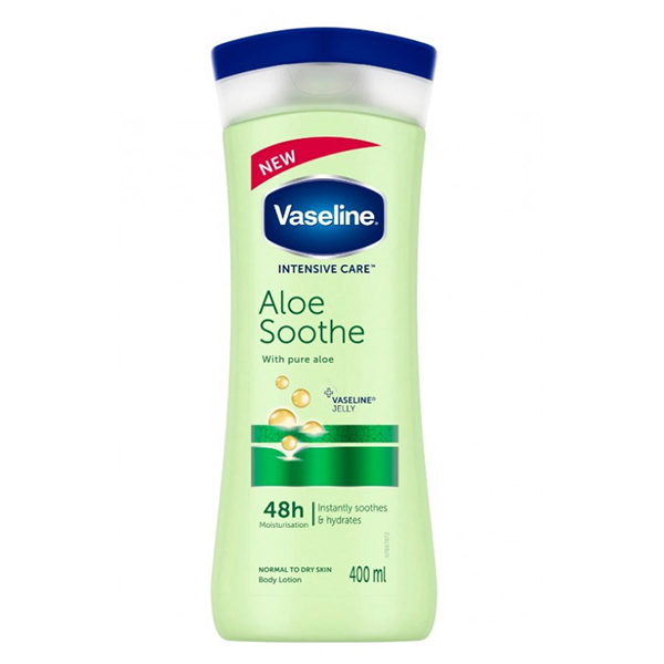 لوسیون بدن آلوئه ورا وازلین Vaseline Aloe Soothe