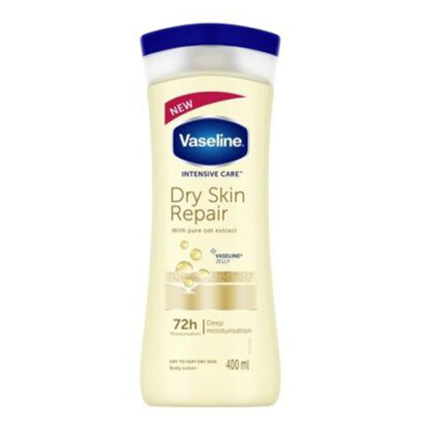 لوسیون بدن جو دو سر اسکین وازلین Vaseline Dry Skin Repair