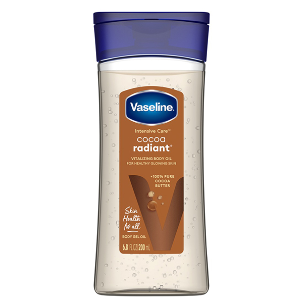 روغن بدن ژلی کاکائو وازلین Vaseline Cocoa Radiant Body Oil