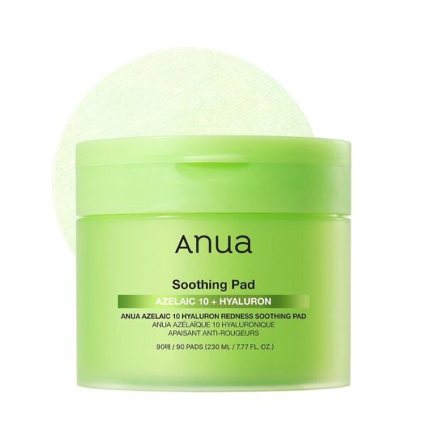 تونر پد آزلایک اسید و هیالورون آنوا Anua Azelaic 10 Hyaluron Redness Soothing Pad