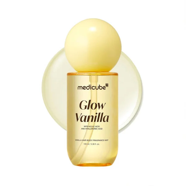 میست مو و بدن وانیلا مدیکیوب آبرسان و درخشان کننده MEDICUBE GLOW VANILLA HAIR BODY MIST