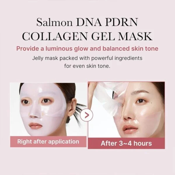 ماسک ژلی کلاژن و PDRN سالمون مدیکیوب MEDICUBE PDRN PINK COLLAGEN GEL MASK