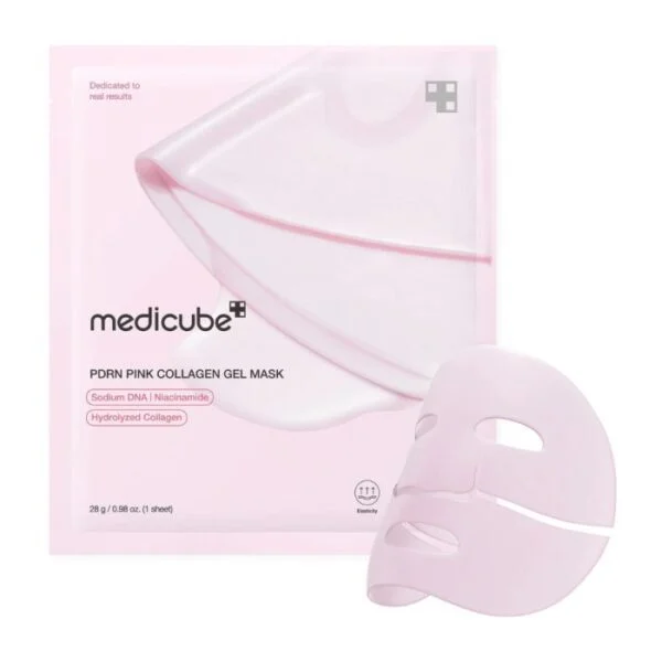 ماسک ژلی کلاژن و PDRN سالمون مدیکیوب MEDICUBE PDRN PINK COLLAGEN GEL MASK