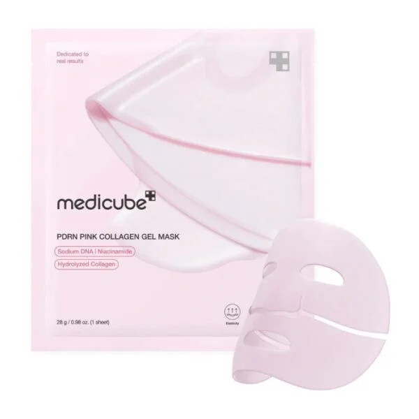 ماسک ژلی کلاژن و PDRN سالمون مدیکیوب MEDICUBE PDRN PINK COLLAGEN GEL MASK
