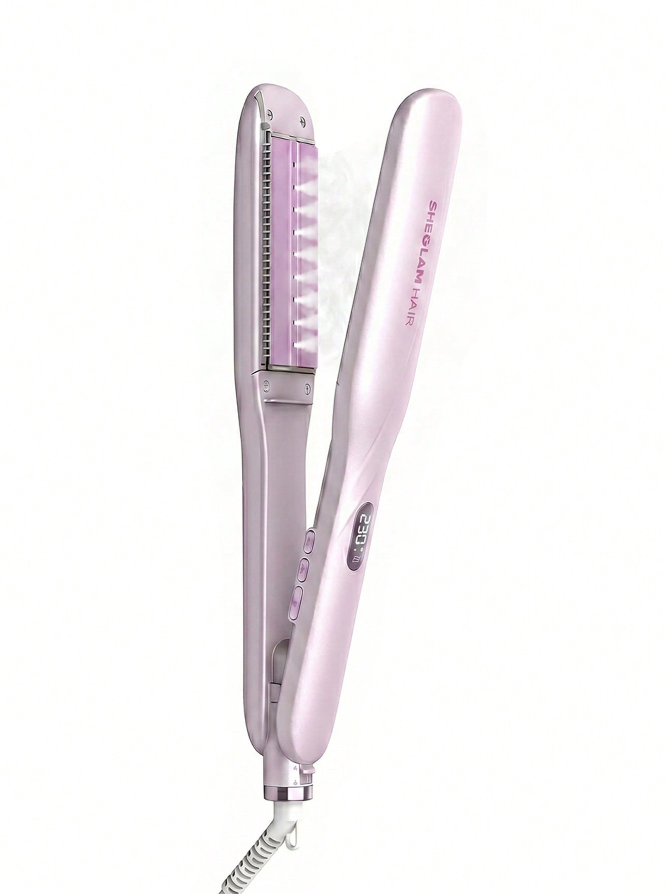 اتو مو نانو بخار شیگلم مدل Hydra Shot Steam Blowout Brush Pro