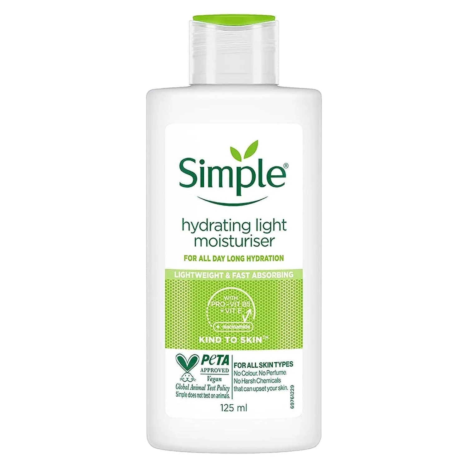کرم آبرسان و مرطوب کننده پوست چرب سیمپل مدل simple hydrating light