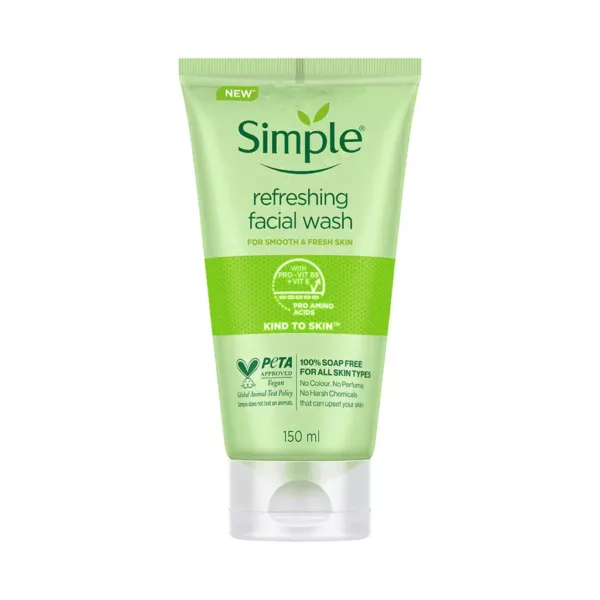 ژل شستشو شاداب کننده رفرشینگ سیمپل مدل  Simple refreshing