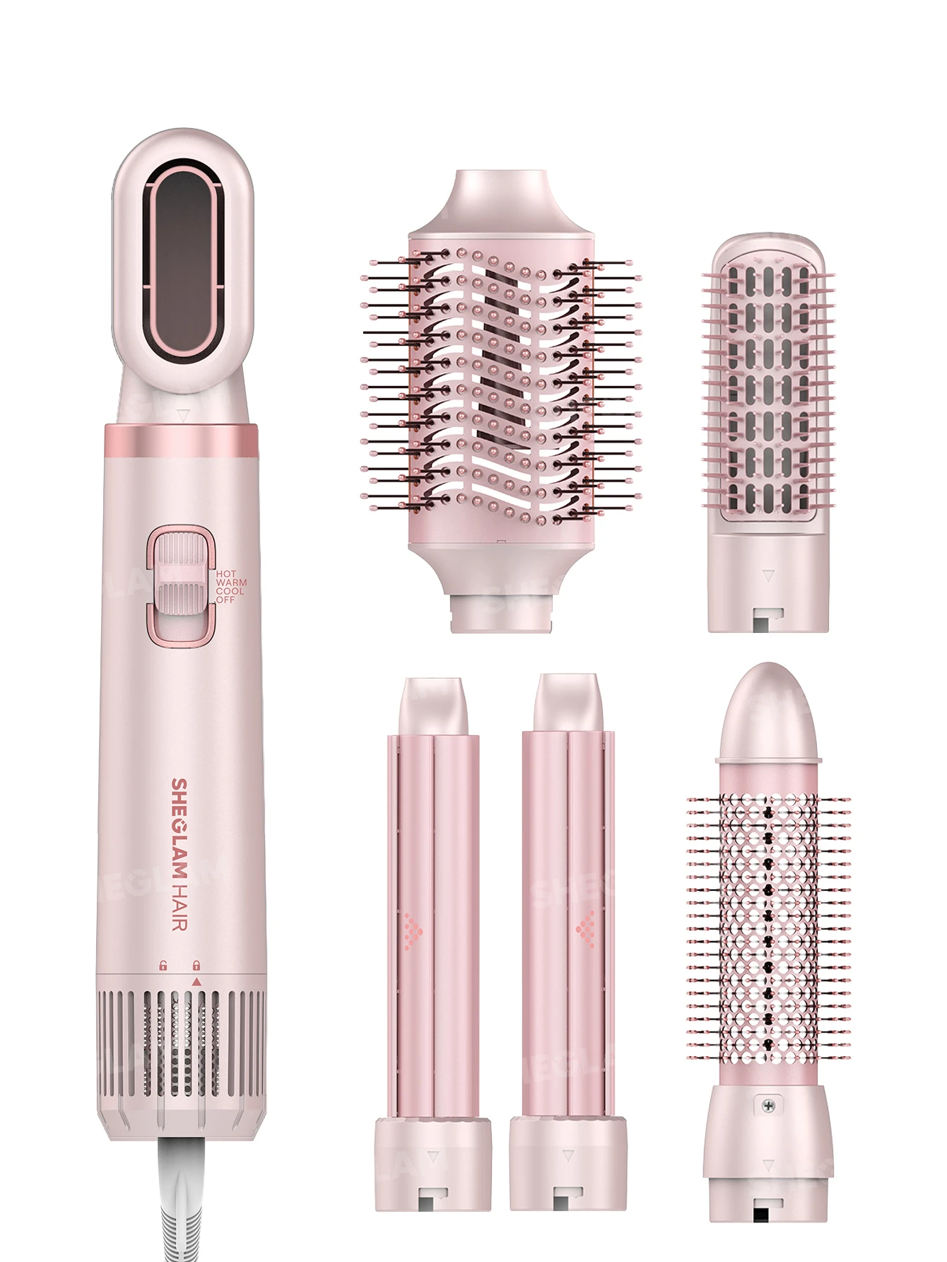 سشوار و حالت‌دهنده 5 کاره مو شیگلم مدل Blowout Bliss All-In-One Multi-Styler