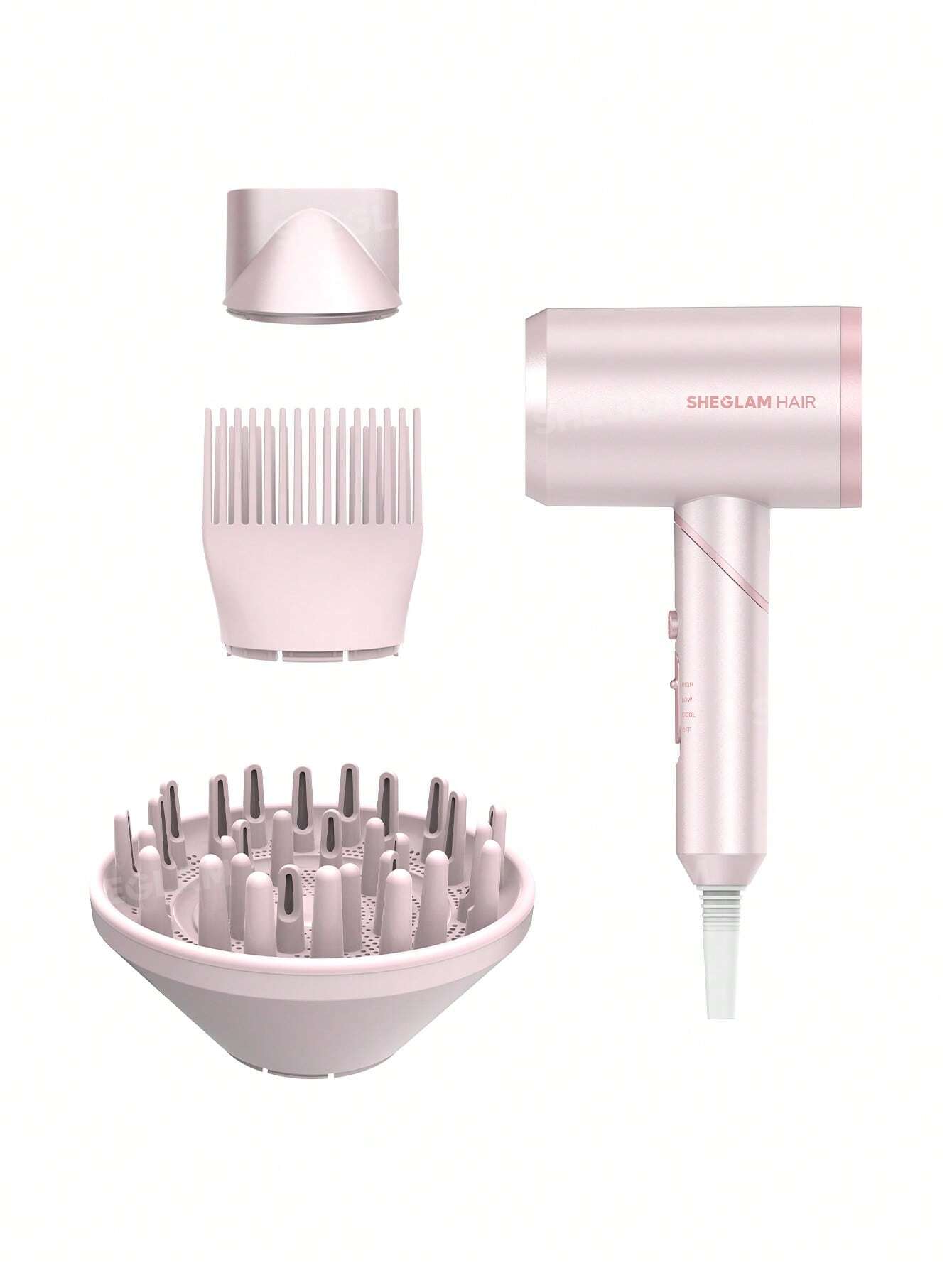 سشوار حرفه‌ای 3 کاره شیگلم مدل Blowout Bliss Triple Threat Hair Dryer
